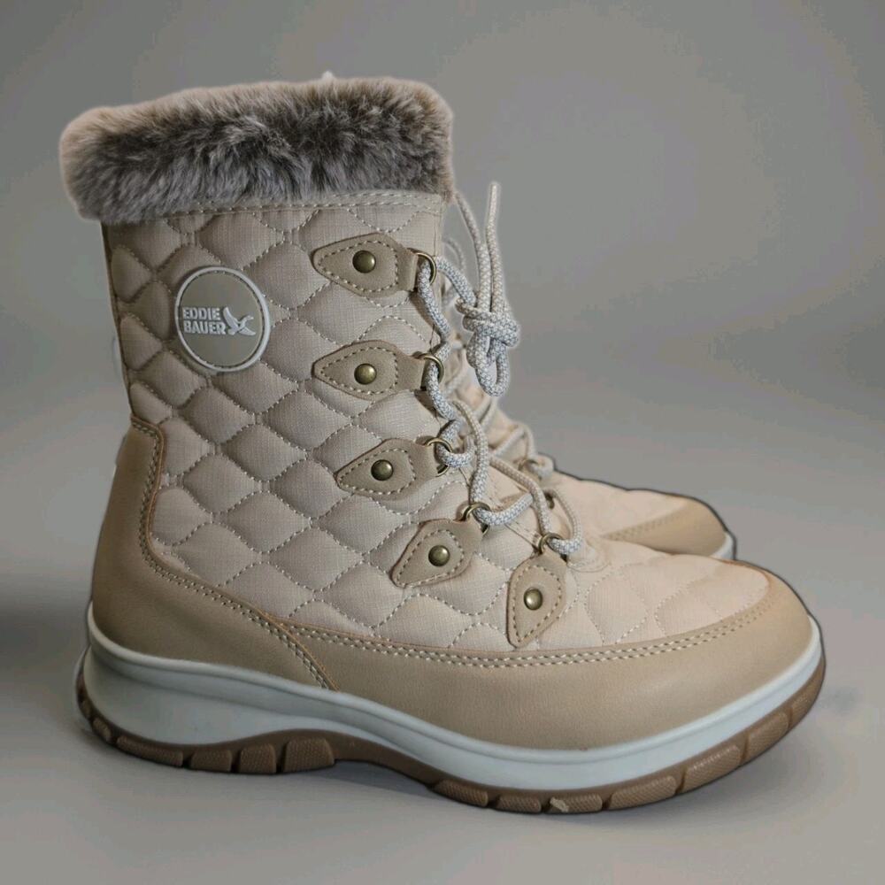 Size 9W Eddie Bauer Snow Boots Sterling
